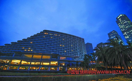 會展片區(qū)夜景提升前。