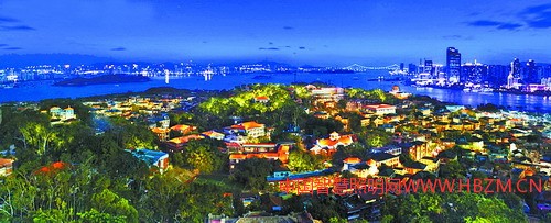 鼓浪嶼夜景改造效果圖。