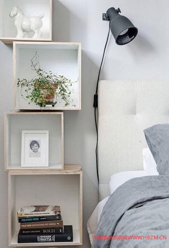 床頭照明設(shè)計(jì) 9圖打造溫暖睡前閱讀區(qū)
