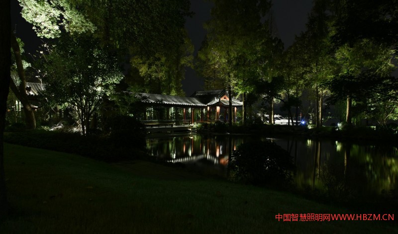 浙江西子賓館夜景照明設(shè)計