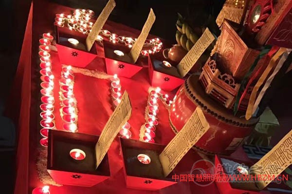 廣東東莞郭都真人古觀上元千人供燈祈福法會(huì)舉行