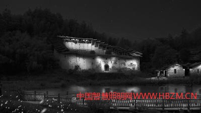 大田東坂巫大夫第的夜晚燈光效果