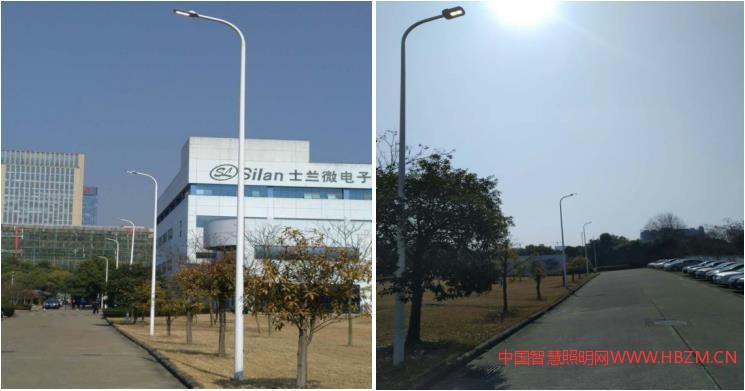 智能燈桿照片