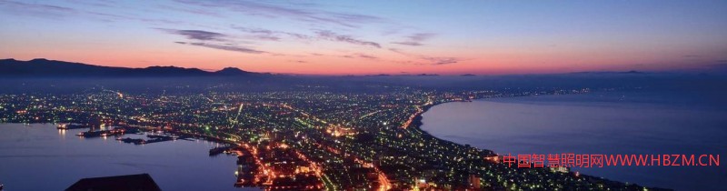 圖：日本函館的夜景鳥瞰。