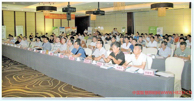 2015年河北照明發(fā)展交流合作論壇的代表們?cè)谡J(rèn)真聽取專家講課