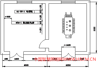    圖4 變配電室平面示意圖