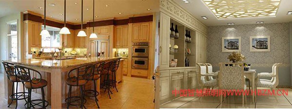 餐廳照明對比圖