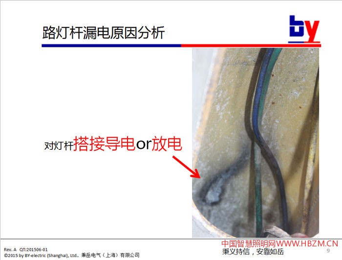 淺析路燈桿漏電的原因