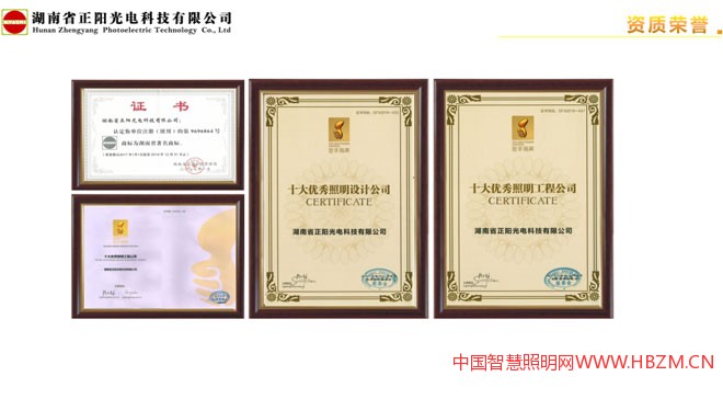 湖南正陽光電科技有限公司公司榮譽(yù)