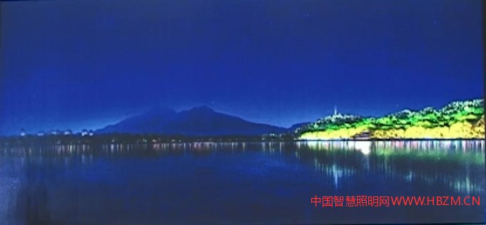 就是我們完成后的一個(gè)景觀照明夜景照明效果