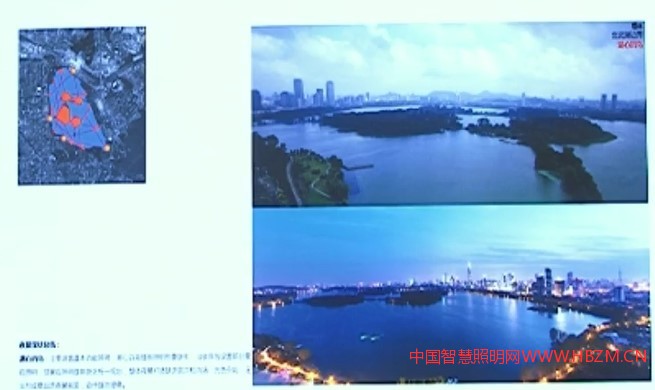 玄武湖的夜景照明