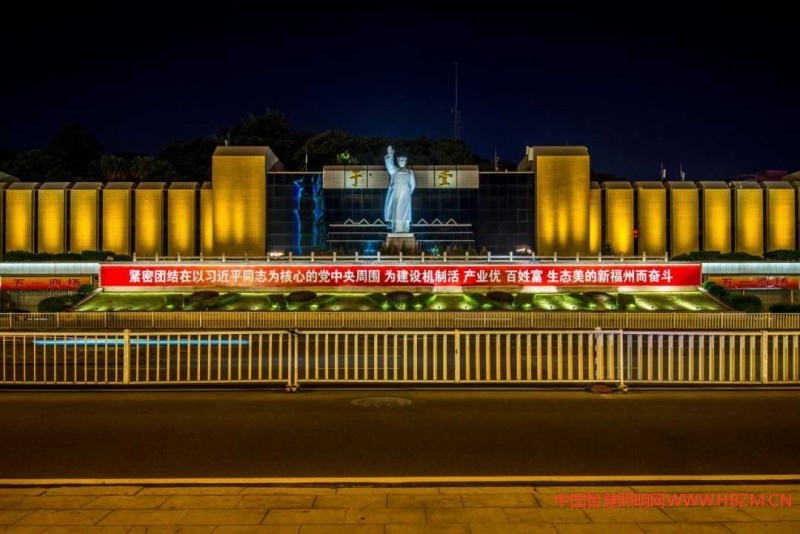 圖注：街道的核心焦點標志物是重點照明對象。