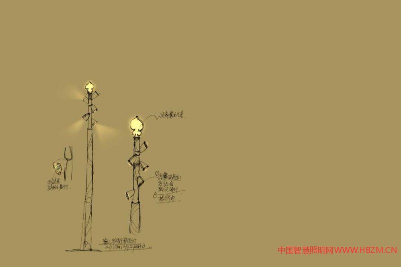 一款造型簡單的多向投光燈，帶有防眩格柵和亞克力發(fā)光裝飾