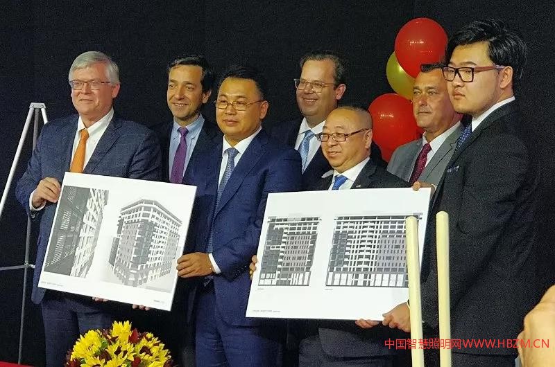 中國智慧路燈項目首次走進(jìn)美國