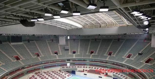   圖1  中國(guó)網(wǎng)球公開賽鉆石場(chǎng)地是我國(guó)第一個(gè)面向全球直播的高等級(jí)LED體育照明場(chǎng)館，經(jīng)過兩屆中網(wǎng)比賽的考驗(yàn)