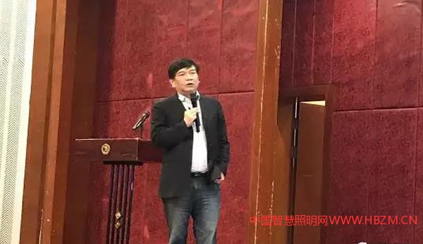 中國照明學(xué)會秘書長竇林平作《法蘭克福照明展觀后思考》報告