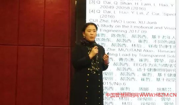 同濟(jì)大學(xué)建筑與城市規(guī)劃學(xué)院教授郝洛西作《光與健康的研究動態(tài)與應(yīng)用展望》報告