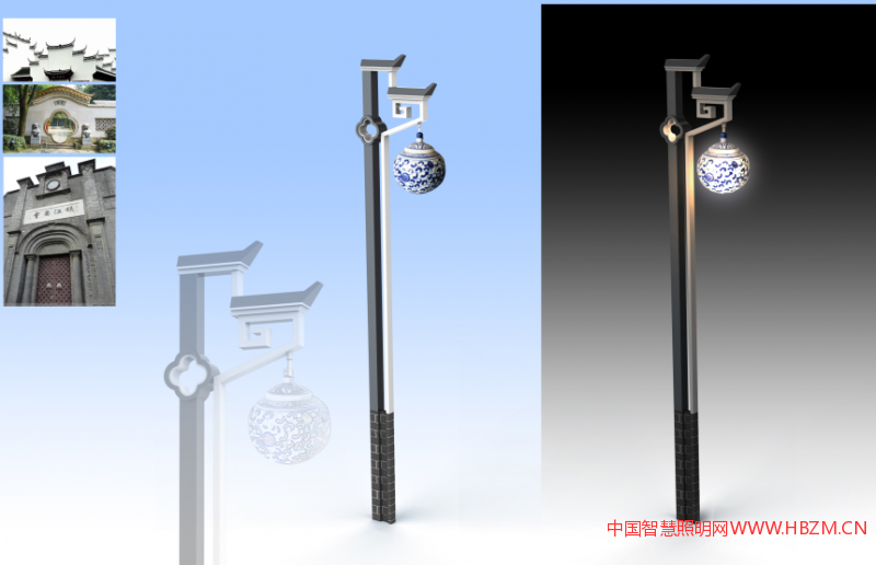 南京設計的一款路燈和庭院燈