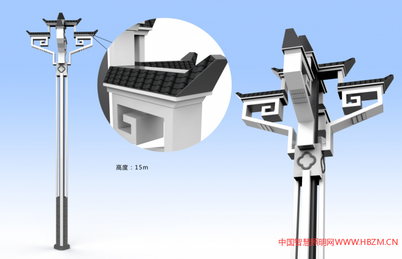 南京設計的一款路燈和庭院燈