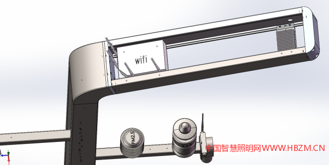 智能路燈、智慧路燈、智慧照明的結構