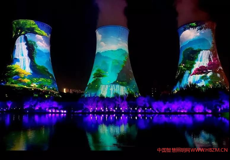 張家口&ldquo;世界唯一高塔投影秀---中國智慧照明網(wǎng)