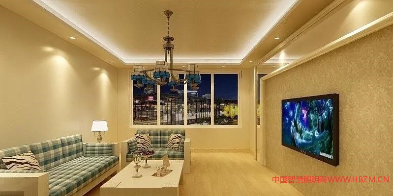 客廳燈效果圖--中國智慧照明網(wǎng)