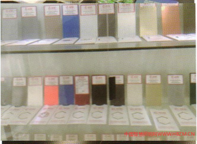 圖3粉末涂料顏色選型