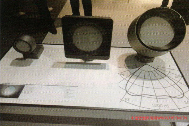  圖2燈具的配光曲線示意圖