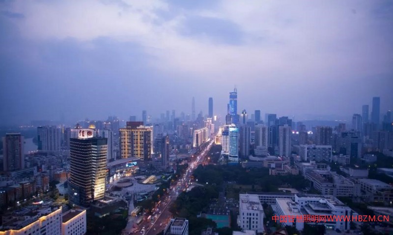 深南大道沿線福田段夜景照明--中國智慧照明網(wǎng)