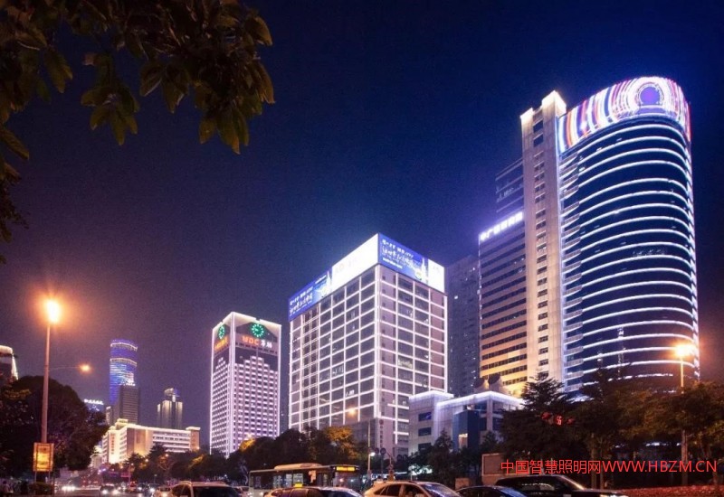 深南大道沿線福田段夜景照明--中國智慧照明網(wǎng)