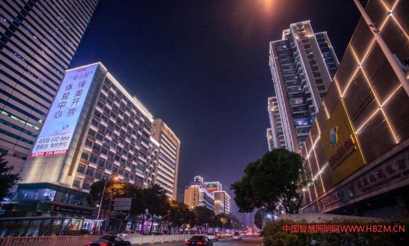 深南大道沿線福田段夜景照明--中國智慧照明網(wǎng)