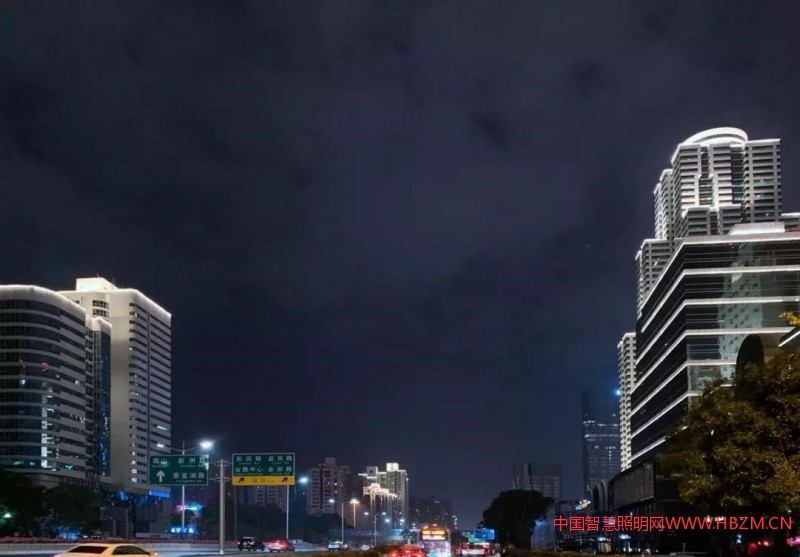 濱河大道沿線福田段夜景照明--中國智慧照明網(wǎng)