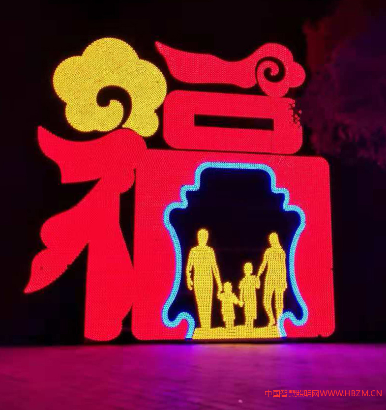 張家口，夜景照明的精彩