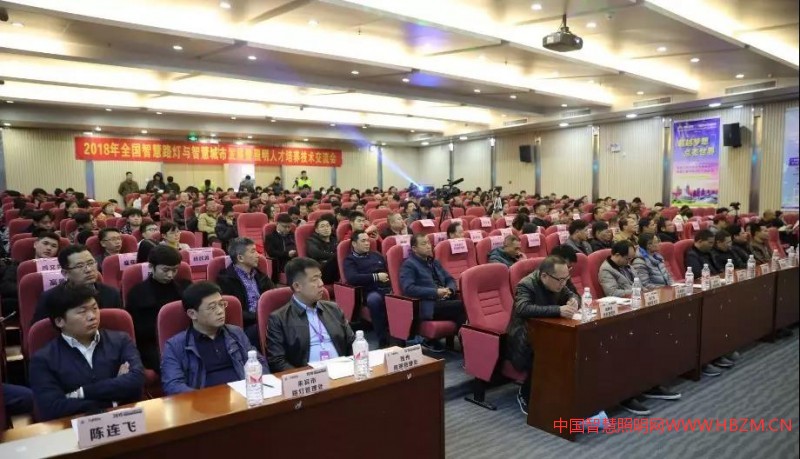 2018智慧路燈與智慧城市交流會現(xiàn)場