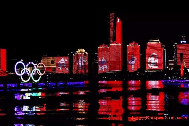 ▲青島&ldquo;十一&rdquo;國慶燈光秀