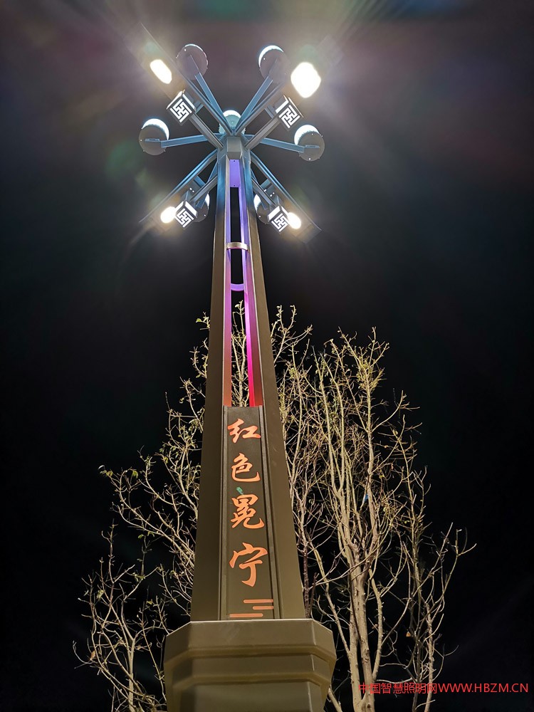 星星點點的路燈光源在夜間猶如&ldquo;萬家燈火&rdquo;一般輝煌壯觀