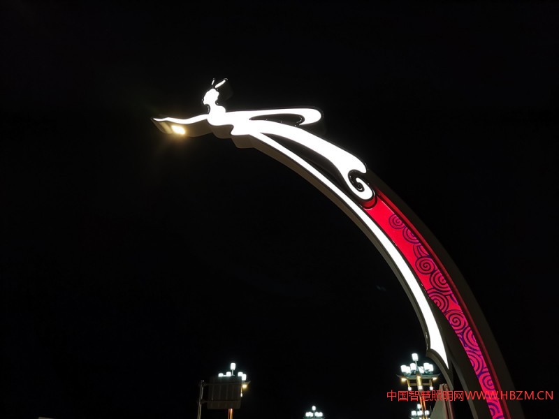 &ldquo;飛天嫦娥&rdquo;路燈的造型設計靈感就由此而來