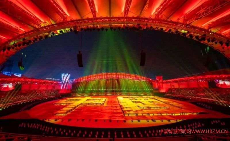 武漢的城市夜景照明和景觀照明