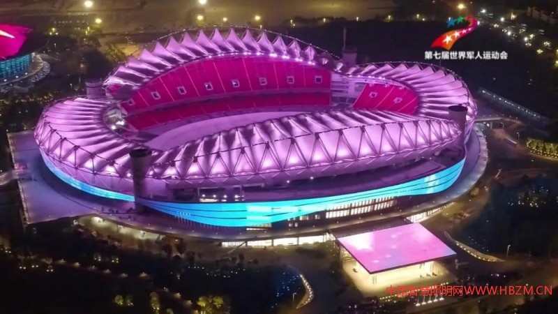 武漢的城市夜景照明和景觀照明