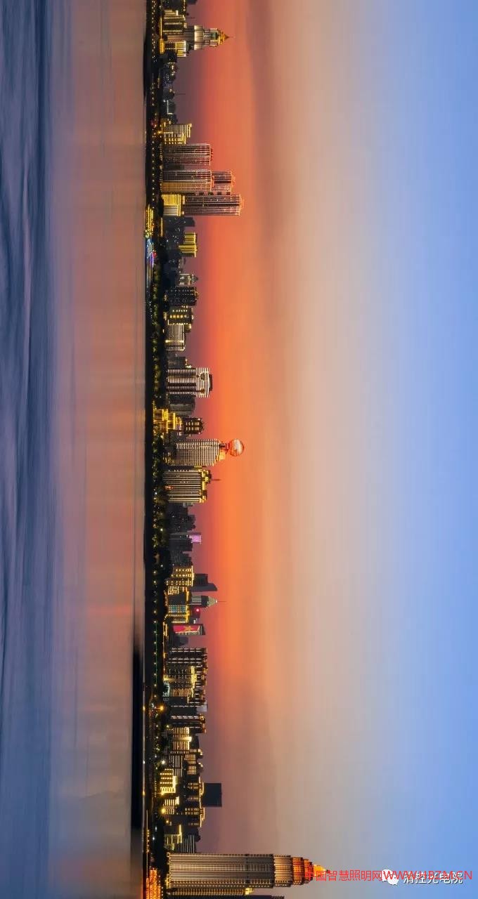 武漢的城市夜景照明和景觀照明