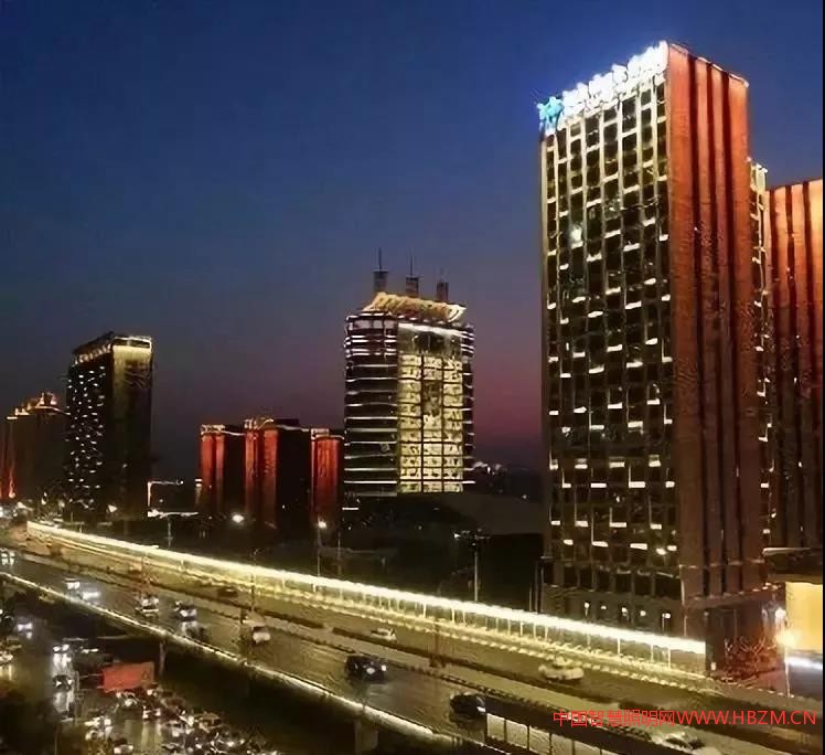 武漢的城市夜景照明和景觀照明