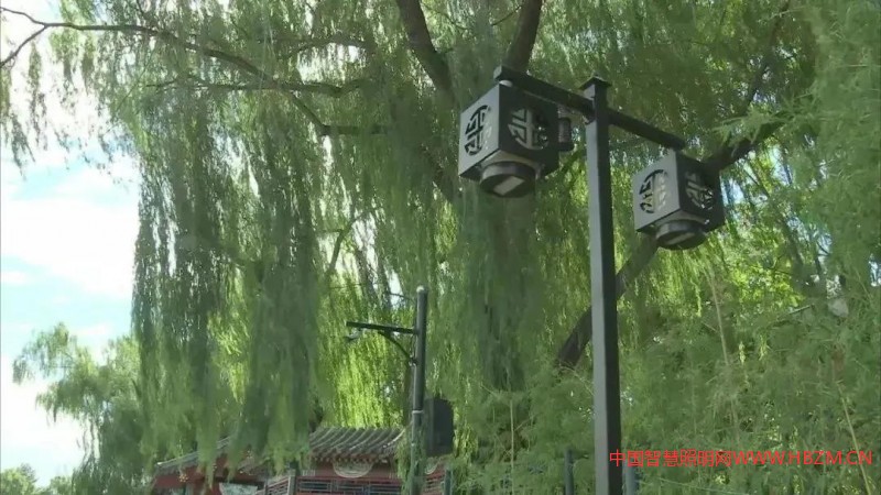 北京西海濕地公園智慧燈桿