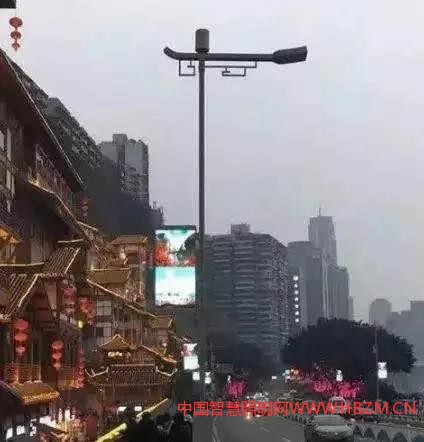 重慶解放碑步行街智慧燈桿