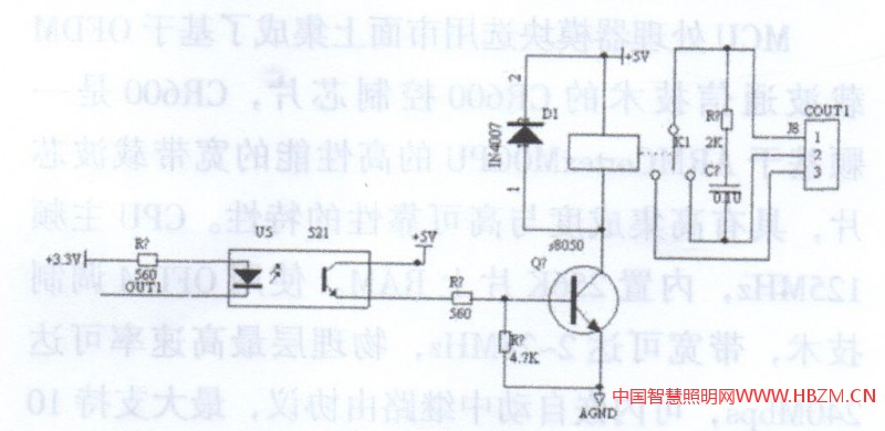 圖4數(shù)字量輸出控制電路