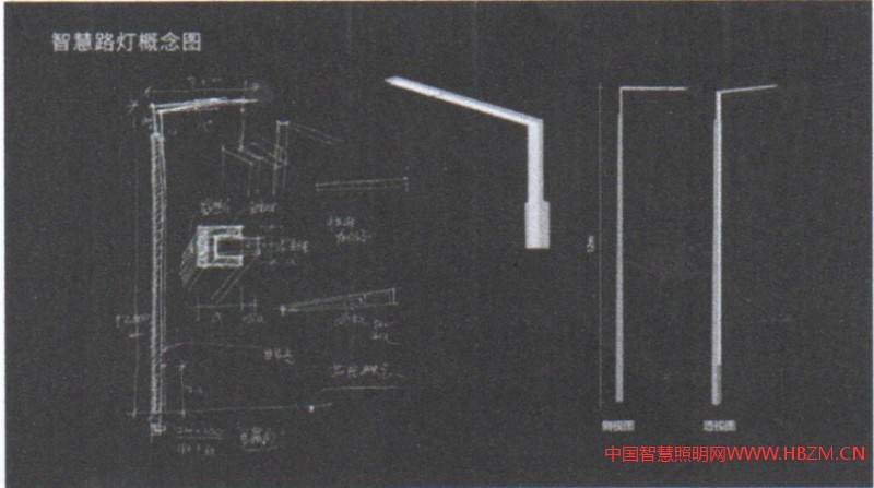 智慧路燈概念圖