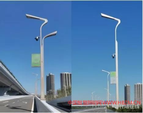 西安高鐵北站智慧燈桿亮起來了