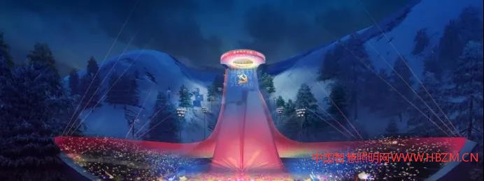 &ldquo;雪如意&rdquo;是世界上首個(gè)在頂部出發(fā)區(qū)設(shè)置大型建筑物的跳臺(tái)滑雪場(chǎng)地