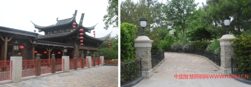 柱頭燈照明效果