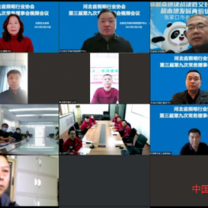 河北省照明行業(yè)協(xié)會第三屆第九次常務(wù)理事會視頻會議圓滿結(jié)束